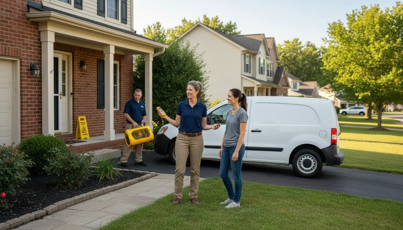 Residential water damage restoration in Mindenmines, MO